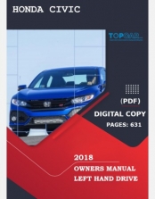 2018 HONDA CIVIC OWNERS MANUAL
